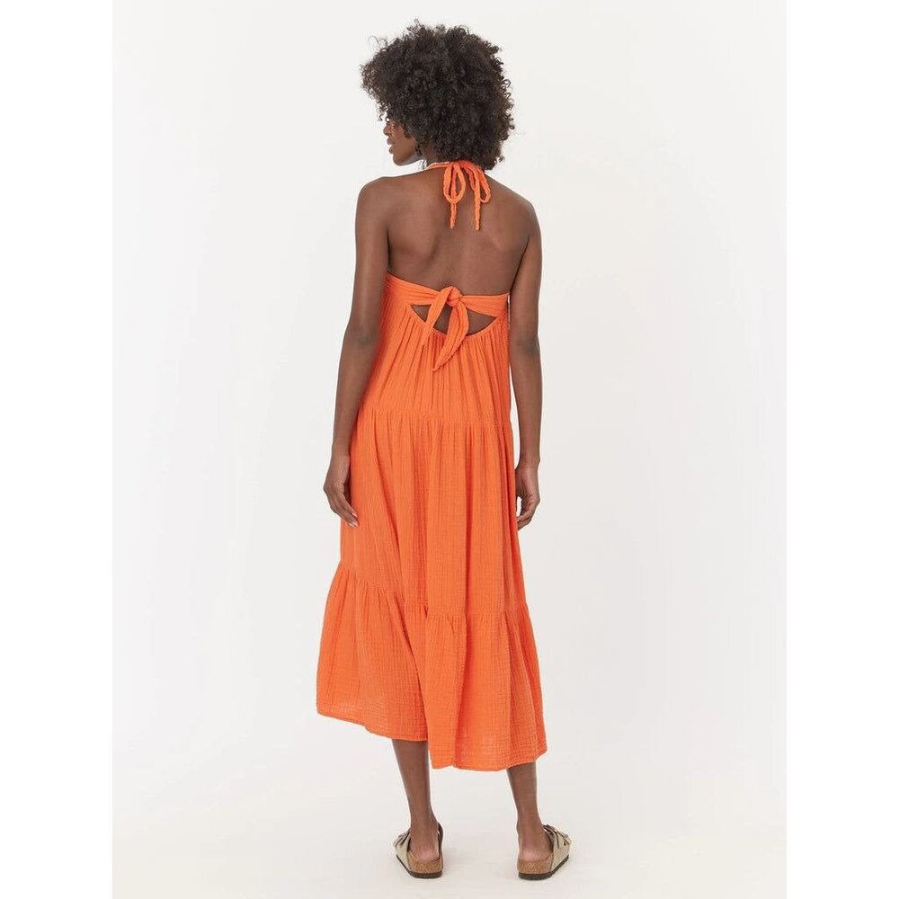 Xirena Reagen Dress in Tigerlily Orange - Picture 4 of 6